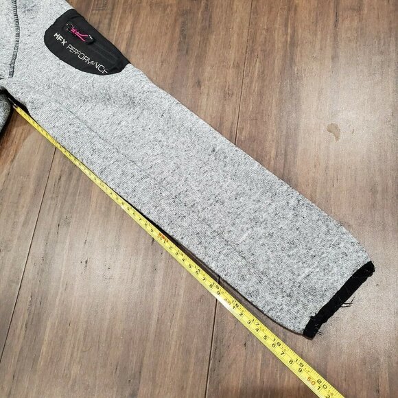 HFX High Performance Full Zip Hoodie in Heather Gray-Women Size M Heavy Duty - Picture 8 of 9